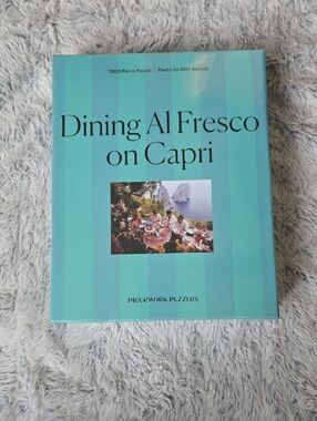 NEW! Piecework - Dining Al Fresco on Capri 1000-Piece Puzzle